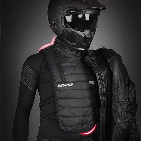 cache cou moto hiver