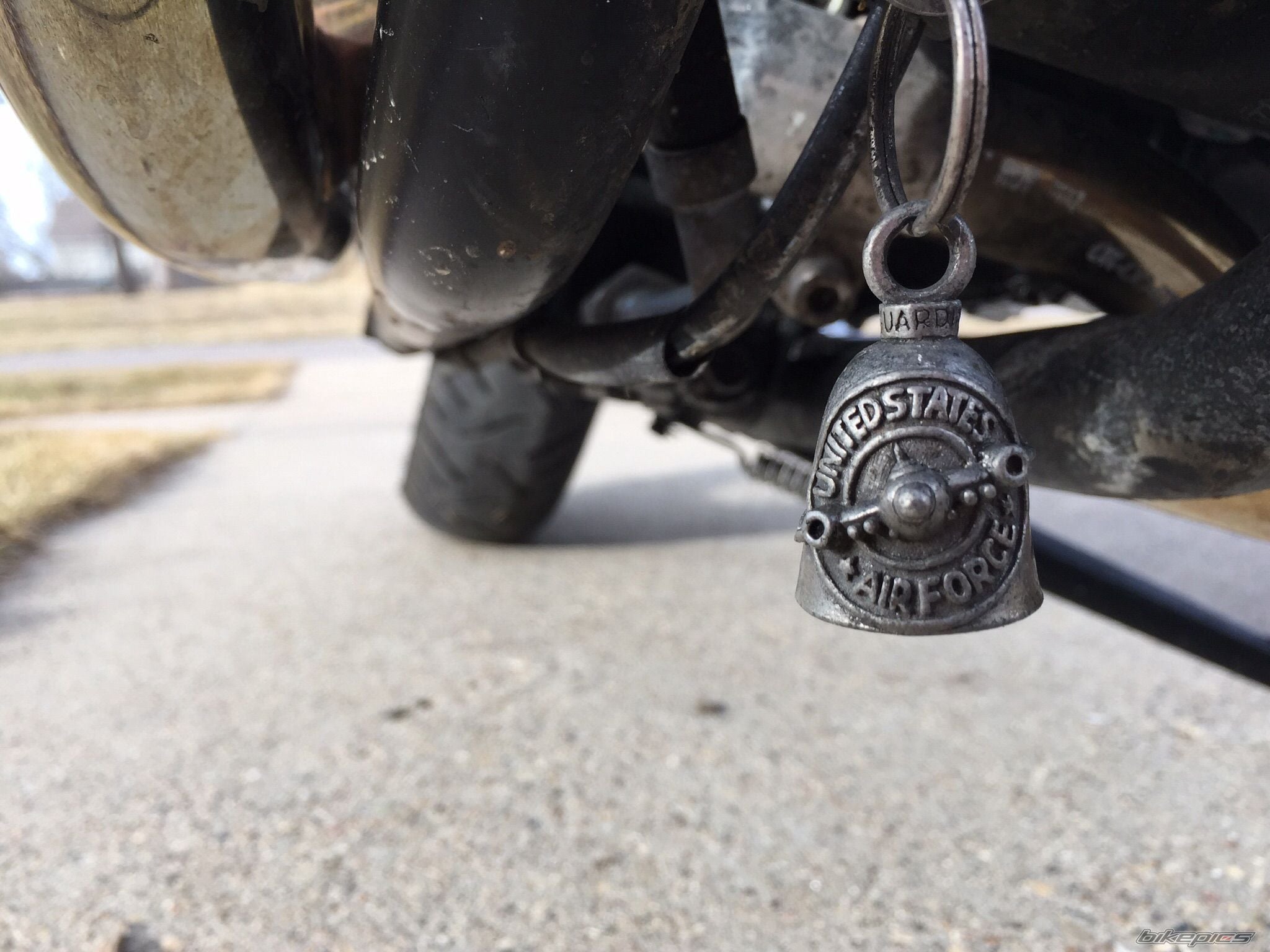 Clochette Lady Rider Porte-Bonheur Moto Guardian Bell