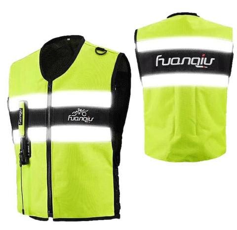 gilet airbag fluo