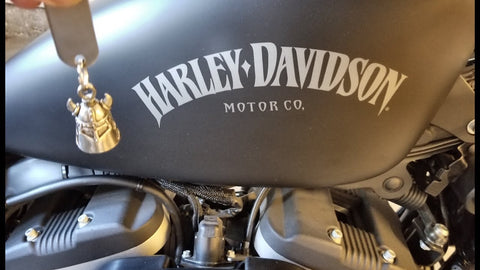 cloche ange gardien harley davidson