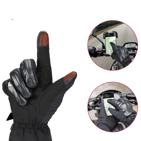 gants électrique moto