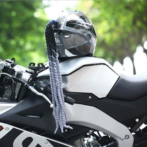 motorcycle helmet braid