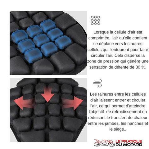 Coussin De Siège De Moto Coussin De Siège De Moto À 5 - Temu Belgium