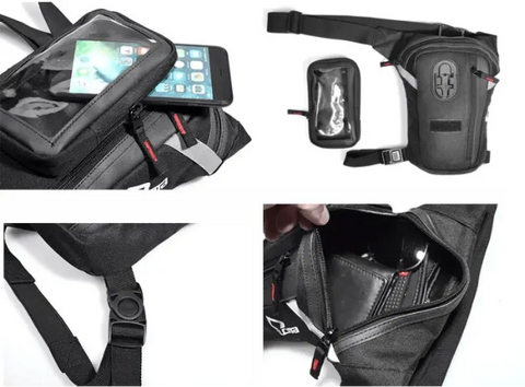 Sacoche de Jambe Moto Étanche - XBAG  Le Pratique du Motard – LE PRATIQUE  DU MOTARD