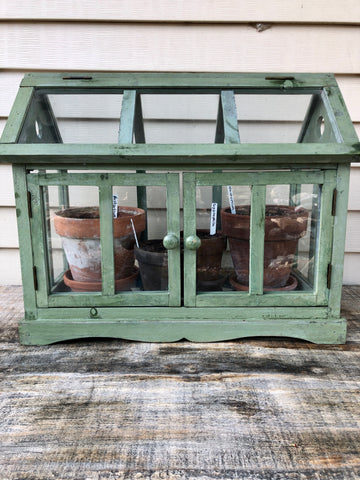 My Vintage-Style, Miniature Greenhouse