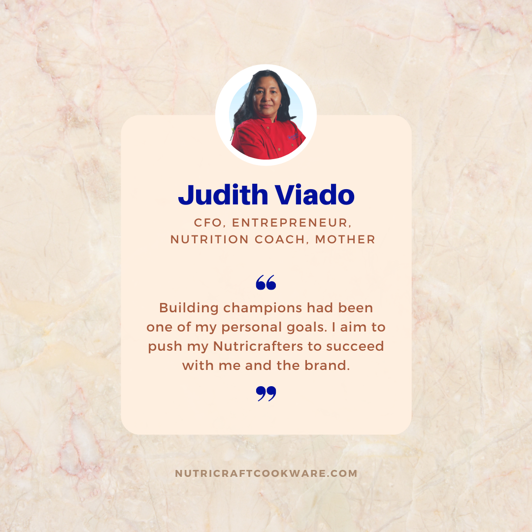 #JudithSays. We make a champion out of our employees and distributors - it is one of our core values. We hone their talents and develop their skills. Champions make champions!