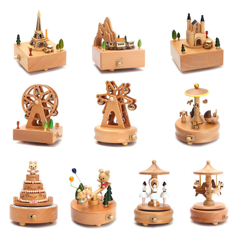 collectible wooden music box