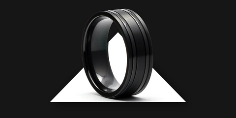 black rings for men