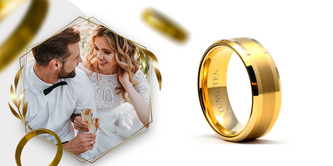 yellow gold wedding band