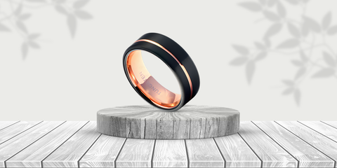 Black wedding ring