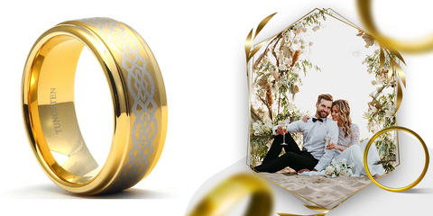 yellow wedding band