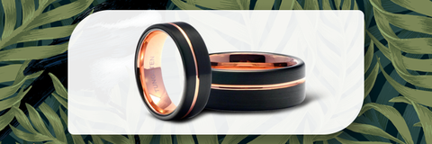 black wedding rings for men