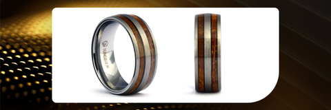 Whiskey Barrel Wedding Ring