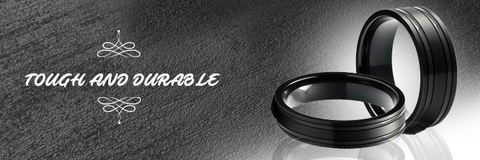 Black zirconium rings are very durable and come with a hardness level equal to that of sapphire