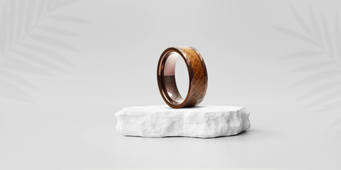 wooden wedding band