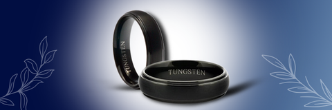 black zirconium ring