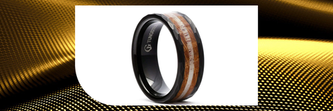 Tungsten carbide wedding rings