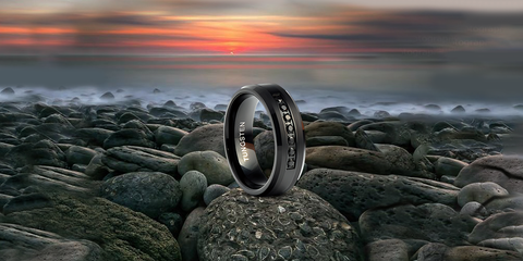 black wedding rings