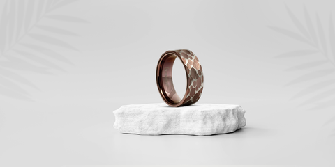 Men's Tungsten Wooden Wedding Band