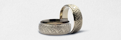 Titanium wedding bands