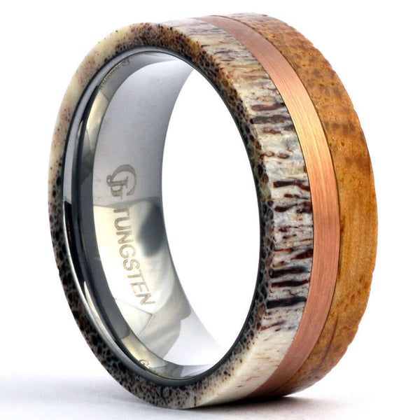 Deer antler whiskey sales barrel ring