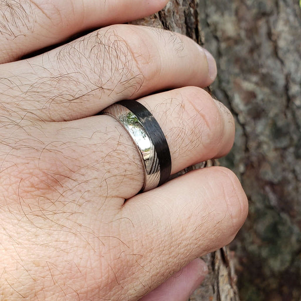 Lourdes Platinum Wedding Band