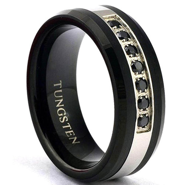 Affinity Gems Black Sapphire & Diamond Ring, 18K Gold Plated - QVC.com