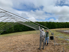 Hickory View Farms Greenhouse under construction