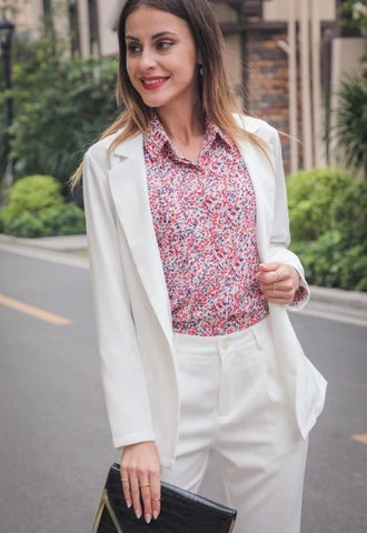 white blazer 