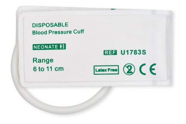 Neonatal Soft Disposable Blood Pressure Cuff - SunTech Medical