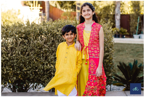 South Asian Indian outfits for kids