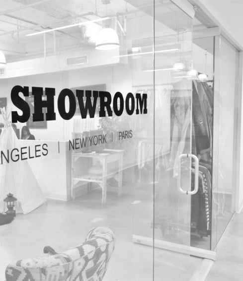 fashion showroom in Los Angeles, New York and Paris