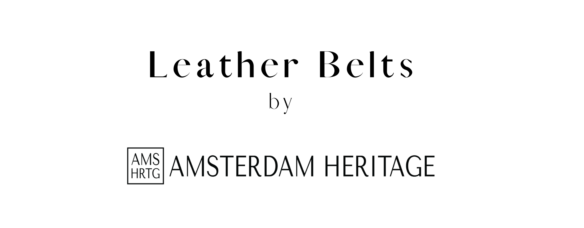 amsterdam heritage leather belts