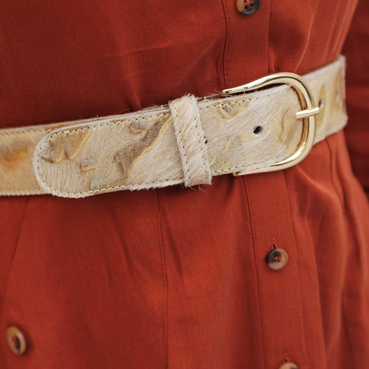 Classic brown leather belt- Amsterdam Heritage belt 40003 Dani – Label  Aware