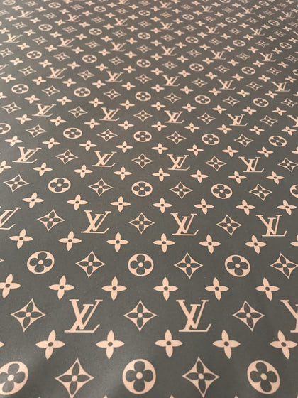 Louis Vuitton Colorful Logo Print on Black Spandex