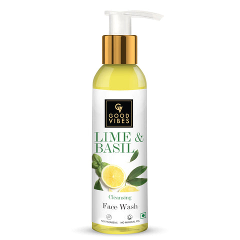 Good Vibes Cleansing Face Wash - Lime & Basil