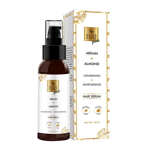 Good Vibes Plus Argan + Almond – Nourishing and Moisturising Hair Serum