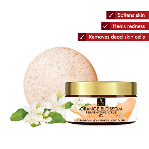 Good Vibes Rejuvenating Face Scrub – Orange Blossom