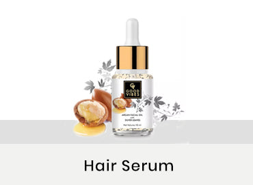 Buy Good Vibes Argan Oil Hairfall Control Vitalizing Serum 50 ml  Frizz  Control Shine Softening  Strengthening For All Hair Types  No Parabens  No Sulphates No Animal Testing Online at