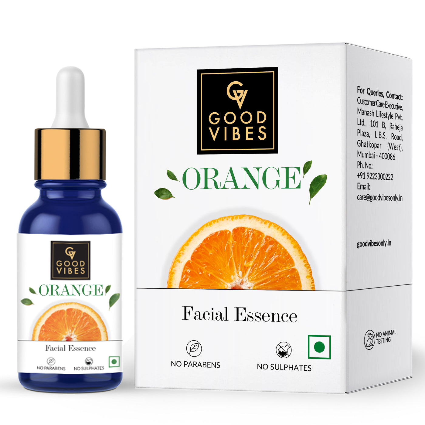 Buy Good Vibes Facial Essence - Orange (10 ml) – 
