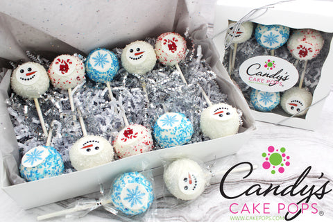 Snowflake Cake Pops Gift Box