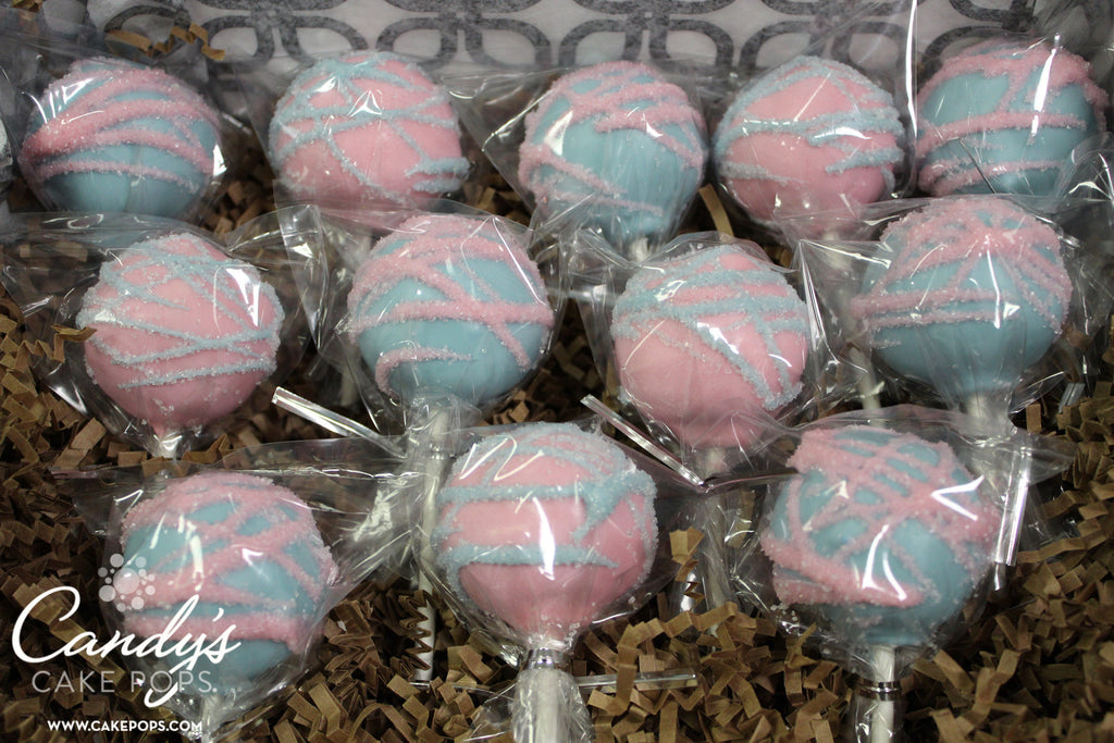 Gender Reveal Cake Pops Vanilla Cake Dyed Either Pink Or Blue Inside Candy S Cake Pops