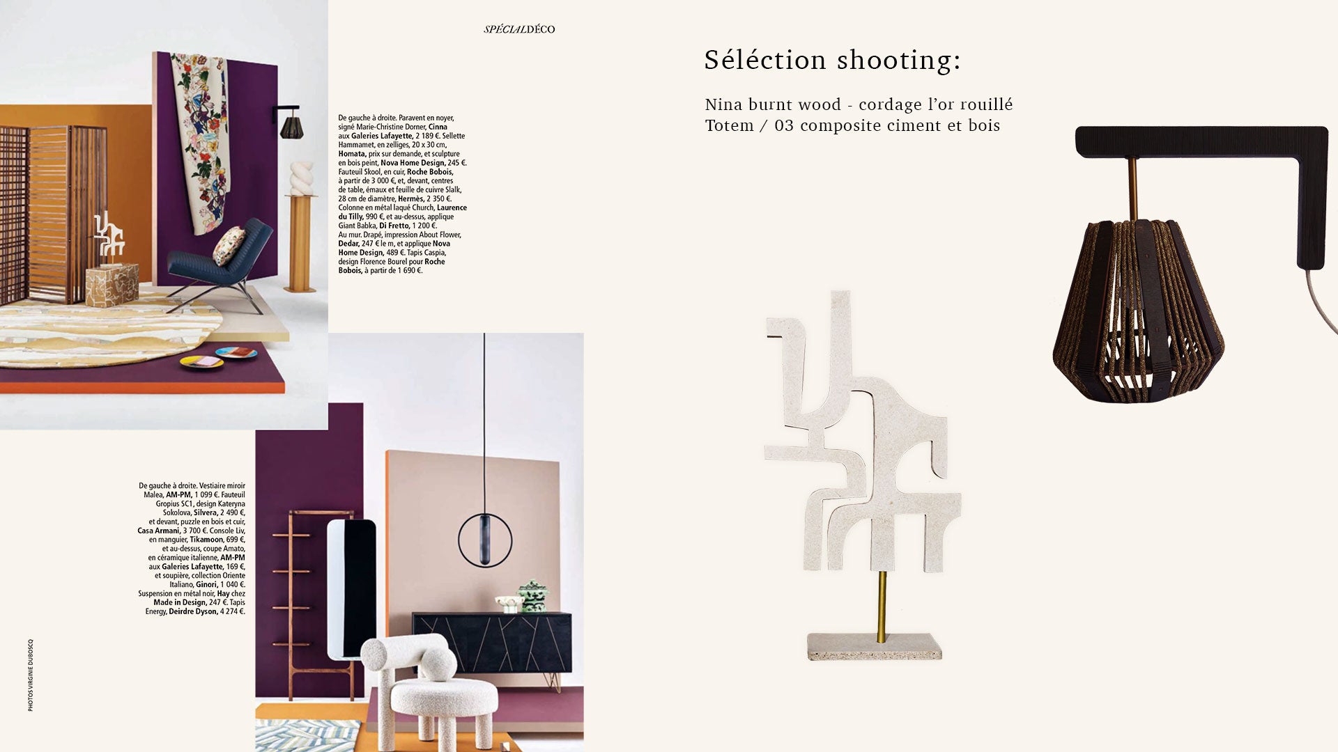 produits nova home design magazine madame figaro spécial design N°2041