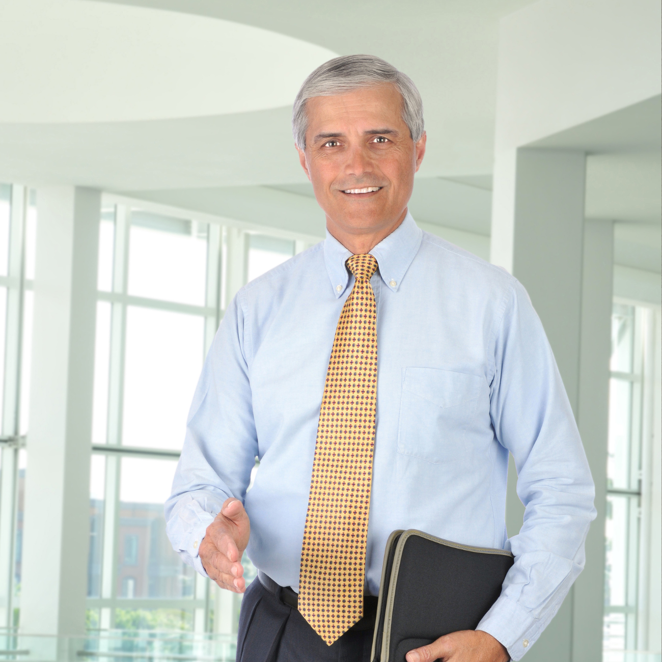 men wearing an extra long tie