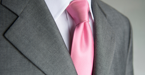 grey suit light pink Necktie for men