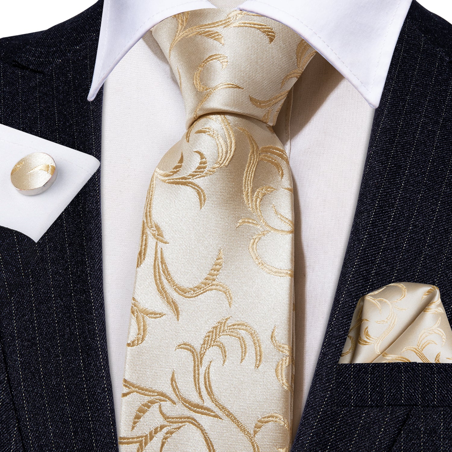 History Of Gold Tie, Pocket Square and Cufflinks – Sophisticated Gentlemen