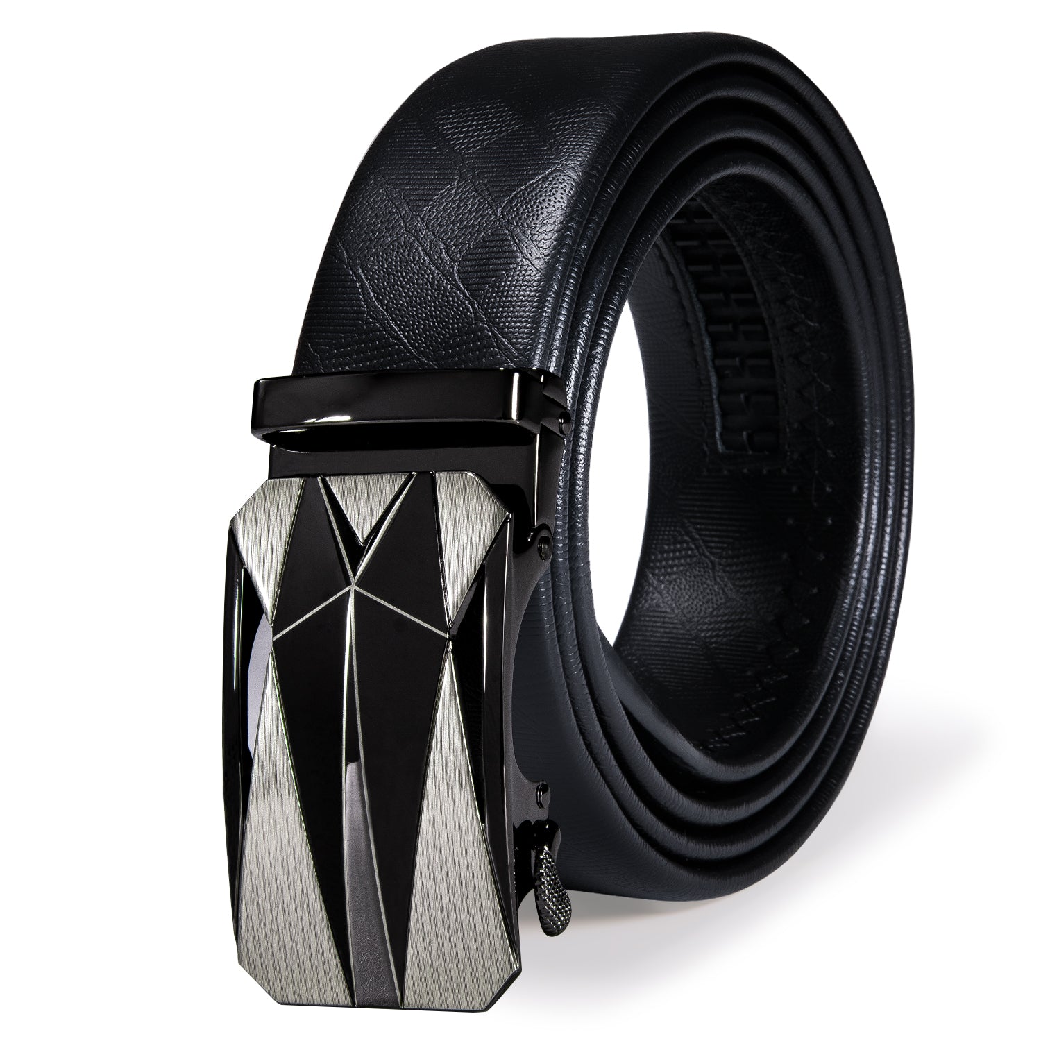 New Gold Watch Design Genuine Leather Belt