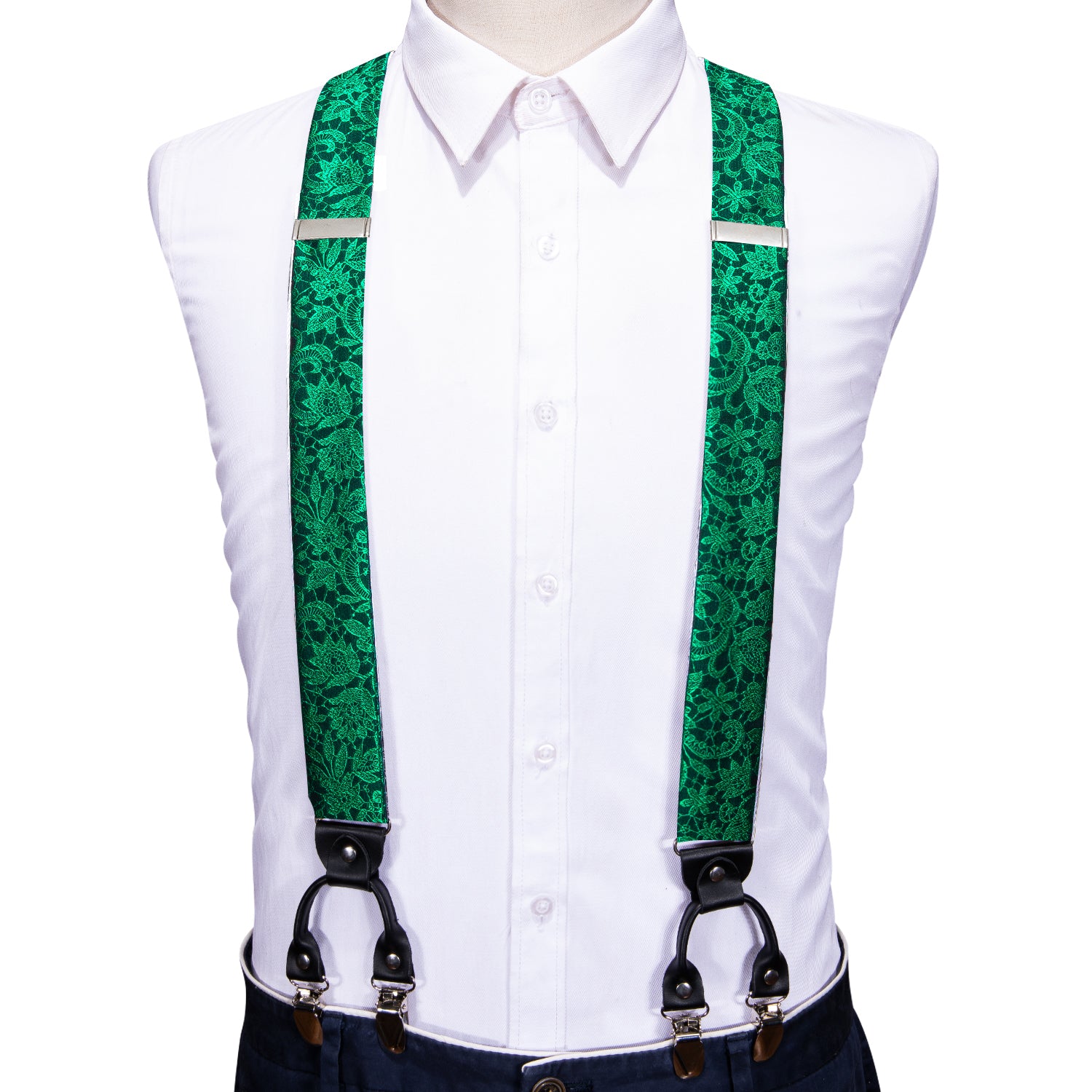 Vintage Dion Pure Silk Formal Halter Vest Bow Tie Suspenders Three Sets