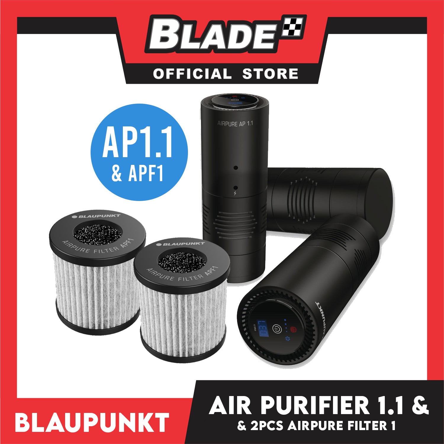 Blaupunkt Air Purifier and Filter Airpure AP 1.1 and APF1 – blade.ph