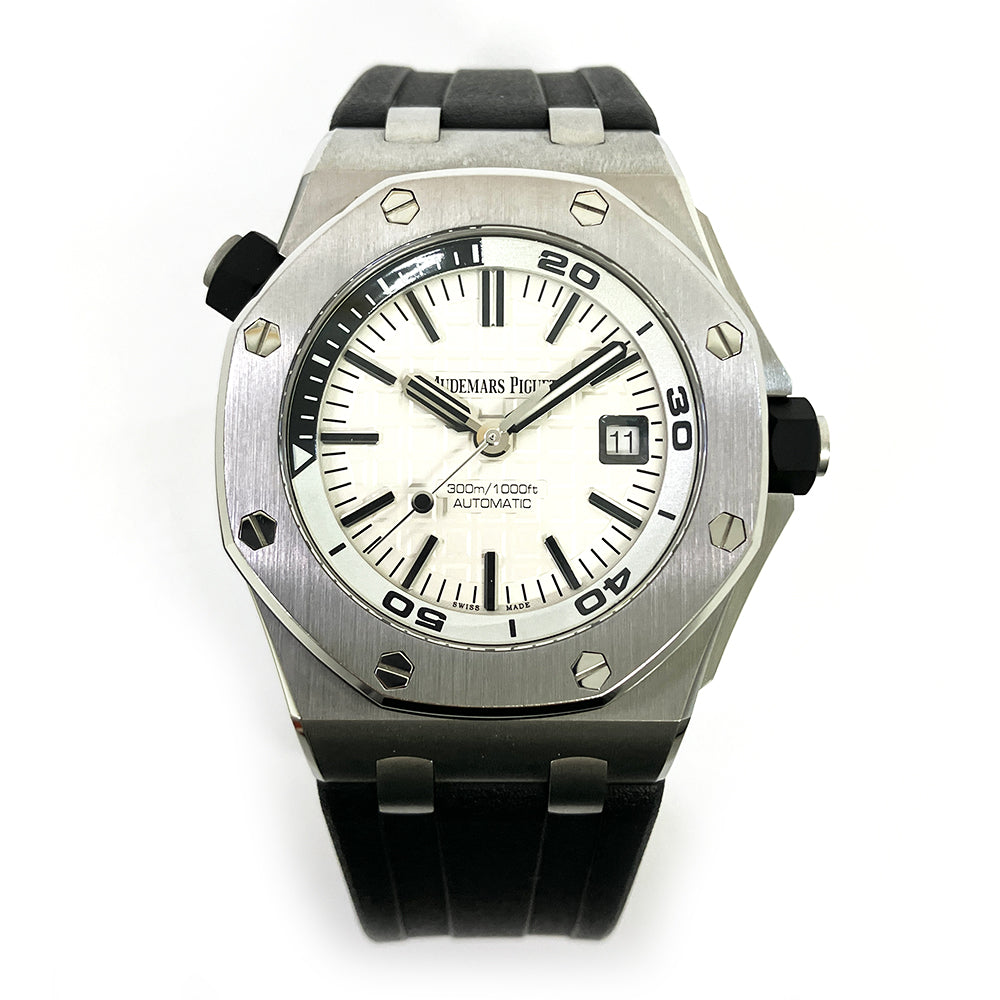 Audemars Piguet Royal Oak Offshore 15710ST.OO.A002CA.02 White Dial Oct 2015